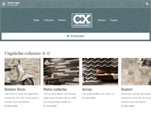 Tablet Screenshot of cottoceramix.com